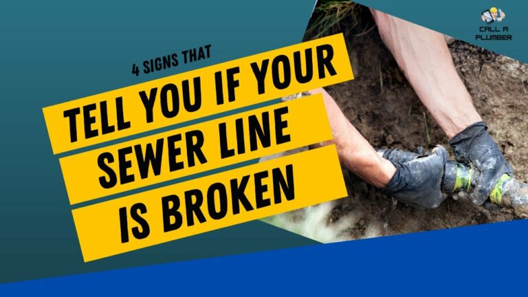 Warning Signs That Your Sewer Line Needs Repair