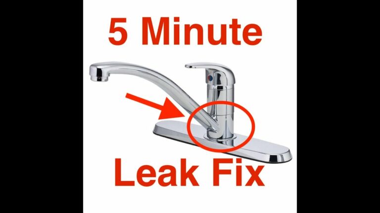 Kitchen Faucet Leaking