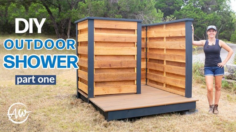 10 Steps to Build an Outdoor Shower