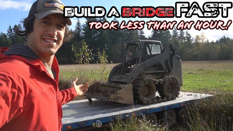 Building a Sturdy Bridge for a Drainage Ditch