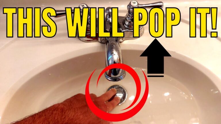 How to Keep a Pop up Drain Closed Pop up Drain Closed