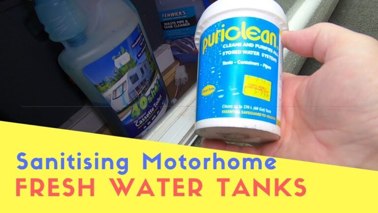 RV Fresh Water Tank Cleaning Guide